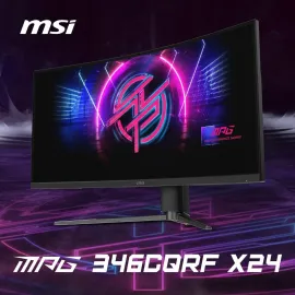 MSI 34" 3440x1440 240 Hz Rapid VA UWQHD Gaming Monitor FreeSync (AMD Adaptive Sync) MPG 346CQRF X24