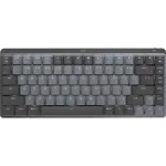 Logitech MX Mechanical Mini Wireless Illuminated Keyboard, Clicky Switches, Backlit, Bluetooth, USB-C, macOS, Windows, Linux, iOS, Android, Graphite