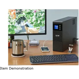 Eaton 5S1500LCD 5S UPS 1500VA 900 Watt 120V LCD Line-Interactive Battery Backup ECO USB - Tower - 2 Minute Stand-by - 110 V AC Input - 115 V AC Output - 10 x NEMA 5-15R