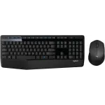 Logitech MK345 Wireless Combo Full-Sized Keyboard with Palm Rest and Comfortable Right-Handed Mouse, 2.4 GHz Wireless USB Receiver, Compatible with PC, Laptop