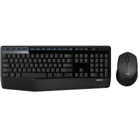 Logitech MK345 Wireless Combo Full-Sized Keyboard with Palm Rest and Comfortable Right-Handed Mouse, 2.4 GHz Wireless USB Receiver, Compatible with PC, Laptop