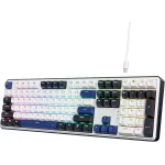 Redragon K689 Wired Gasket RGB Gaming Keyboard, 108 Keys Mechanical Keyboard w/Extra 4 Hotkeys, Upgraded Hot-swappable Socket, 3-Layer Noise Dampening, Mixed Color Keycaps, Custom Linear Switch