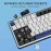 Redragon K689 Wired Gasket RGB Gaming Keyboard, 108 Keys Mechanical Keyboard w/Extra 4 Hotkeys, Upgraded Hot-swappable Socket, 3-Layer Noise Dampening, Mixed Color Keycaps, Custom Linear Switch