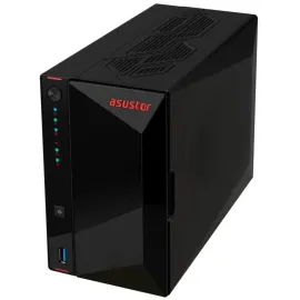 Asustor Nimbustor 2 Gen2 AS5402T 2 Bay NAS, Quad-Core 2.0GHz CPU, Dual 2.5GbE Ports, 4GB DDR4, Four M.2 SSD Slots (Diskless)