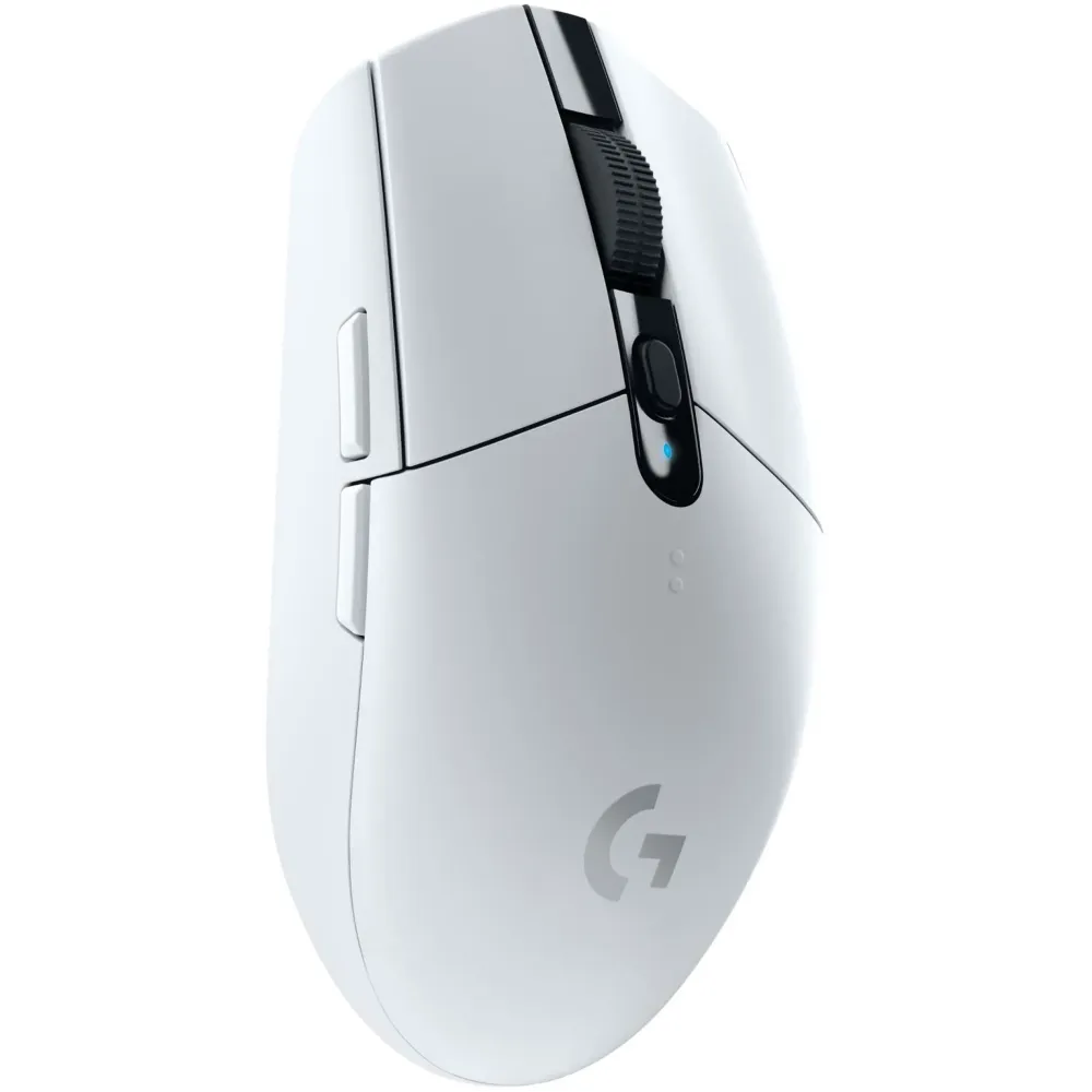 Logitech G305 LIGHTSPEED Wireless Gaming Mouse, Hero 12K Sensor, 12,000 DPI, Lightweight, 6 Programmable Buttons, 250h Battery Life, On-Board Memory, PC/Mac - White
