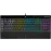 Corsair K55 RGB PRO Membrane Wired Gaming Keyboard – IP42 Dust and Spill-Resistant, 6 Macro Keys w/ Elgato Integration, iCUE Compatible – Black