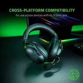 Razer BlackShark V2 X Gaming Headset: 7.1 Surround Sound Capable - 50mm Drivers - Memory Foam Cushion - for PC, PS4, Nintendo Switch - 3.5mm Headphone Jack - Classic Black