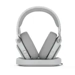 Fractal Design Scape Light RGB Wireless Gaming Headset w/ Immersive Audio, USB Dongle & BT 5.3, Charging Stand, 40-Hr Battery, compatible with PC, Mac, PS4, PS5, Switch, Mobile - Gray