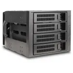 Rosewill Internal Hard Drive Enclosure - 3 x 5.25" to 4 x 3.5" Hot-Swap Enclosure - SATA I/II/III/ & SAS HDD