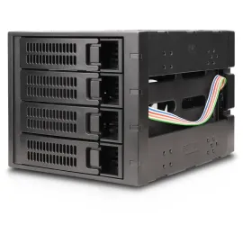 Rosewill Internal Hard Drive Enclosure - 3 x 5.25" to 4 x 3.5" Hot-Swap Enclosure - SATA I/II/III/ & SAS HDD
