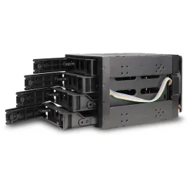 Rosewill Internal Hard Drive Enclosure - 3 x 5.25" to 4 x 3.5" Hot-Swap Enclosure - SATA I/II/III/ & SAS HDD
