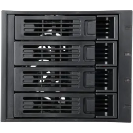 Rosewill Internal Hard Drive Enclosure - 3 x 5.25" to 4 x 3.5" Hot-Swap Enclosure - SATA I/II/III/ & SAS HDD