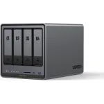 UGREEN NASync DXP4800 Plus, 4-Bay NAS with Intel Pentium Gold, 5-Core CPU (Up to 4.40 GHz), 8GB DDR5, 1x 2.5GbE, 1x 10GbE, 2x SD - 12th Gen 5-core Intel Processor (Diskless)