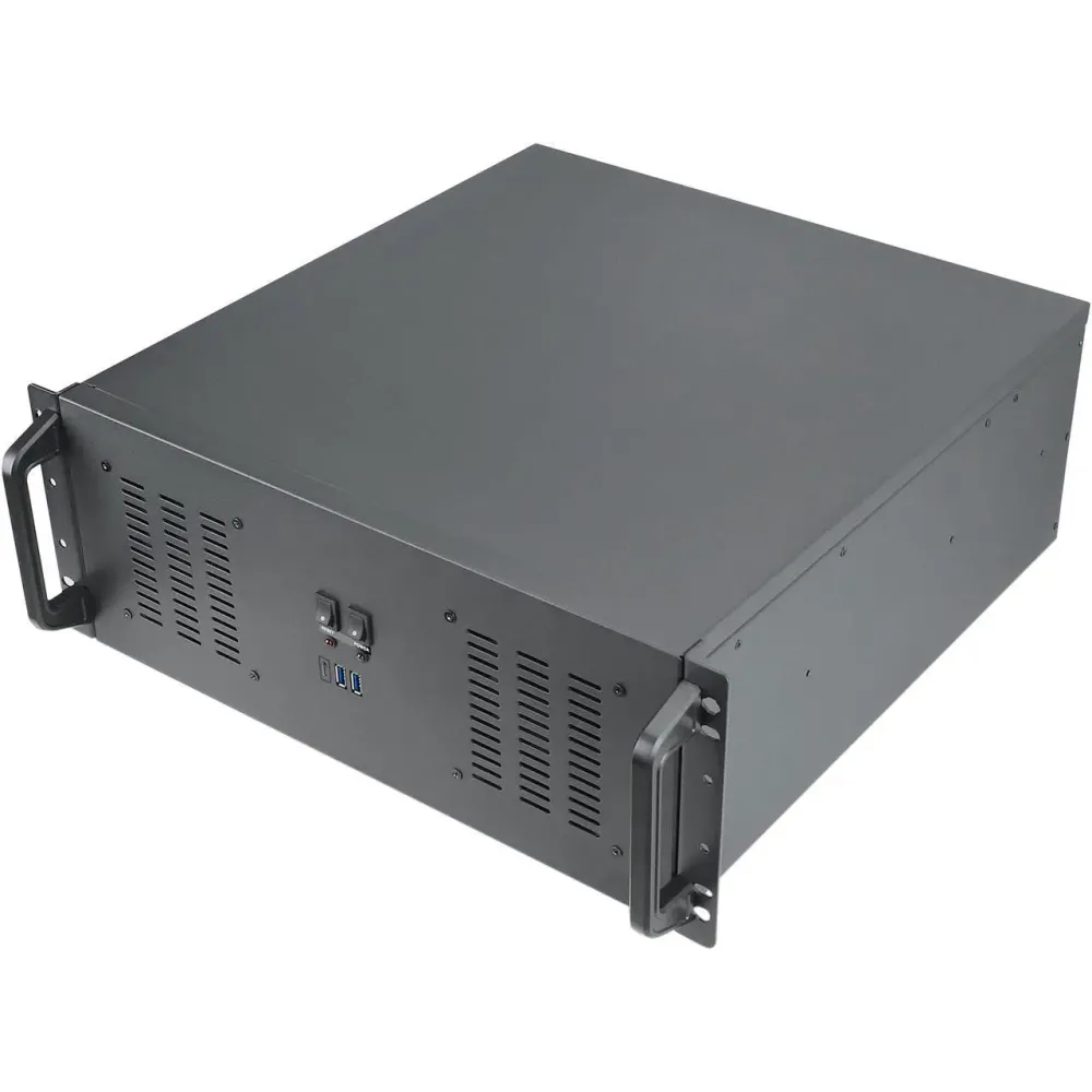 Rosewill 4U Server Chassis Rackmount Case | 11x 3.5" Bays, 3x 2.5" Devices| ATX, CEB Compatible | 2 120mm PWM Fan, 2 80mm PWM Fans | 2x USB 3.0, 1 USB-C 3.1 | Front Panel Lock and Key