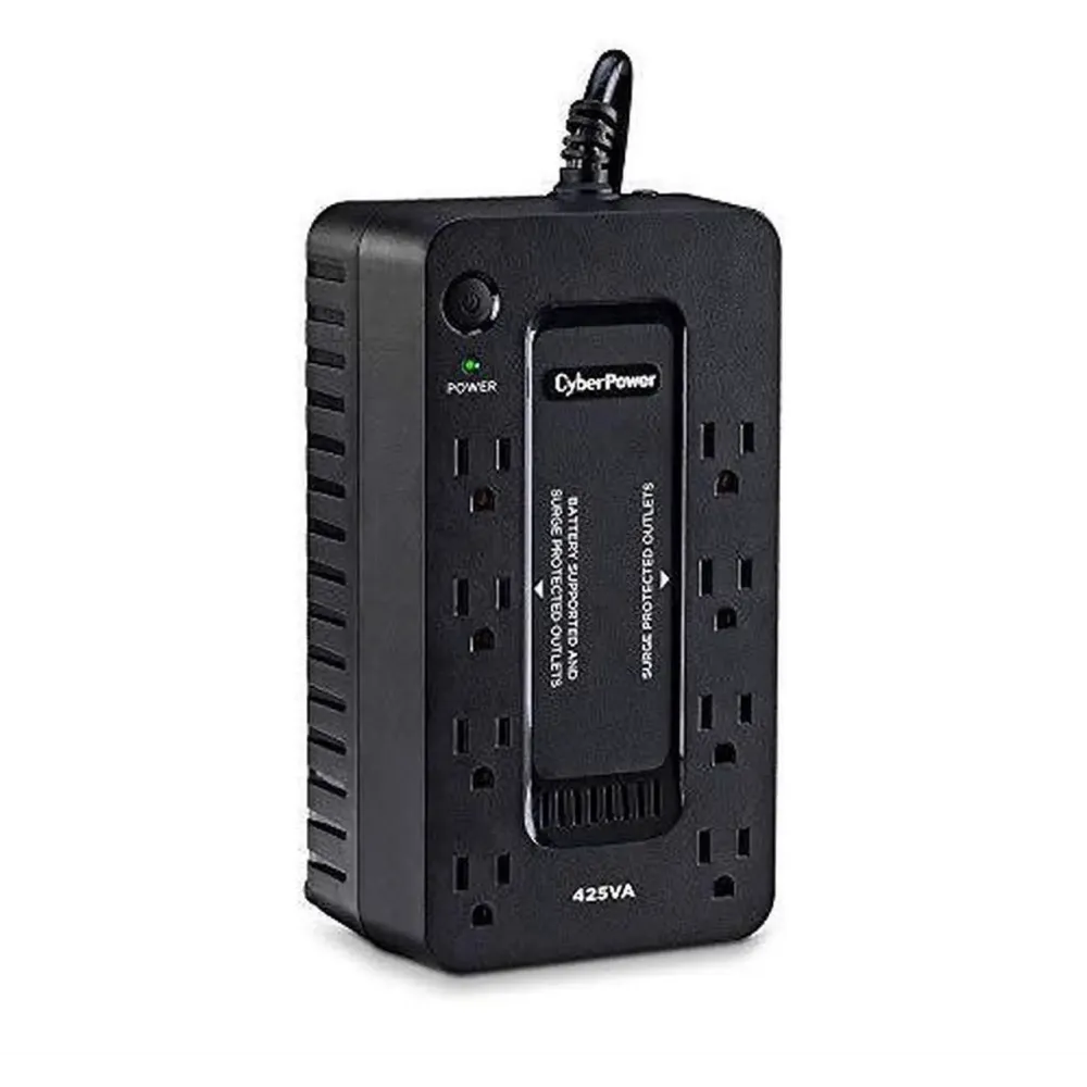 CyberPower ST425 Standby UPS Systems - 425VA/260W, 120 VAC, NEMA 5-15P, Compact, 8 Outlets
