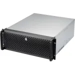 Rosewill 4U Server Chassis Rackmount Case | 8 3.5" HDD Bays, 3 5.25" Devices | ATX, CEB Compatible | 2 Front 120mm Fans, 2 Rear 80mm Fans | 2x USB 3.0 | Front Panel Lock | Silver/Black