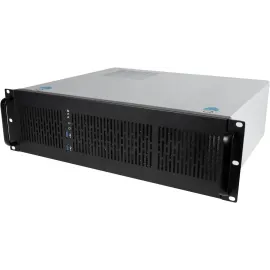 Rosewill 3U Server Chassis Rackmount Case, 6x 3.5" Bays, ATX Compatible, 2x 80mm Fans, 2x USB 3.0, Silver/Black