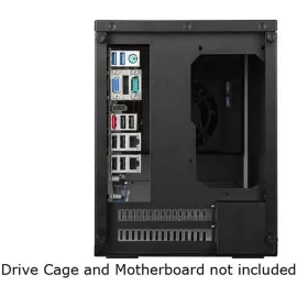 iStarUSA S-915 Black Aluminum / Steel Tower Compact Stylish mini-ITX Tower 5 External 5.25" Drive Bays