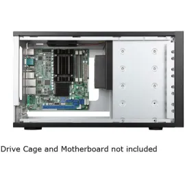 iStarUSA S-915 Black Aluminum / Steel Tower Compact Stylish mini-ITX Tower 5 External 5.25" Drive Bays