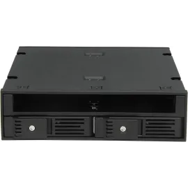 iStarUSA T-5K225T-SA 5.25" to Slim ODD and 2x2.5" SATA 6Gb/s Trayless Hot-Swap Cage