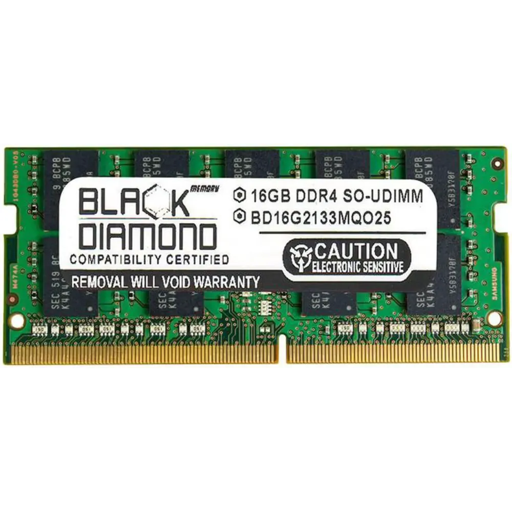 Black Diamond Memory 16GB ECC Unbuffered DDR4 2133 (PC4 17000) Server Memory