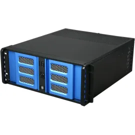 iStarUSA D-400-6SE Steel 4U Rackmount Compact Stylish Server Chassis 6 External 5.25" Drive Bays - OEM