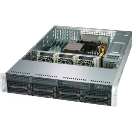 SUPERMICRO SuperChassis CSE-825TQC-R802LPB Silver 2U Desktop Server Case 800W Redundant