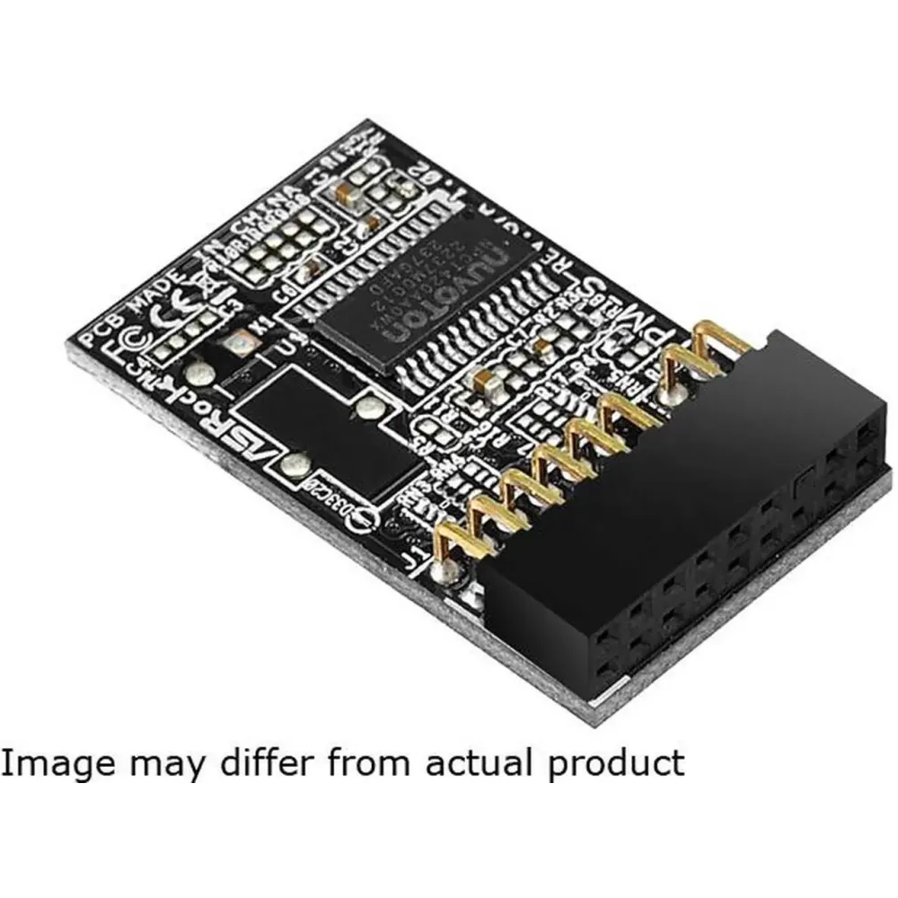 AsRock Rack TPM2-S Accessory TPM 2.0 Module TPM Module NUVOTON NPCT650 17 Pin