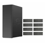 TERRAMASTER F8 SSD Plus NAS - 8Bay All SSD NAS Storage Core i3 8-Core 8-Thread CPU, 16GB DDR5 RAM, 10GbE Port, Palm-Sized Network Attached Storage Peak Performance for Business (Diskless)