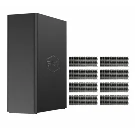 TERRAMASTER F8 SSD Plus NAS - 8Bay All SSD NAS Storage Core i3 8-Core 8-Thread CPU, 16GB DDR5 RAM, 10GbE Port, Palm-Sized Network Attached Storage Peak Performance for Business (Diskless)