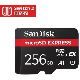 SanDisk® microSD™ Express microSD™ Card 256GB 880mb/s SDSQXFN-256G-GN4NN for Nintendo Switch 2