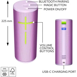 Ultimate Ears MEGABOOM 4 Wireless Bluetooth® Speaker (Purple)