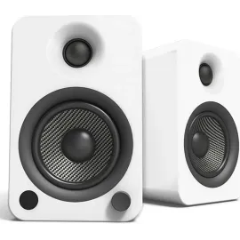 Kanto YU4 Powered Bookshelf Speakers with Built-In Bluetooth - Pair (Matte White)