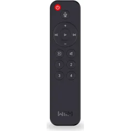 WiiM Voice Remote for WiiM Mini and Pro Audio Streamer, Push-to-Talk, 4 Music Preset Buttons