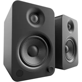 Kanto YU4 Powered Bookshelf Speakers with Built-In Bluetooth - Pair (Matte Black)