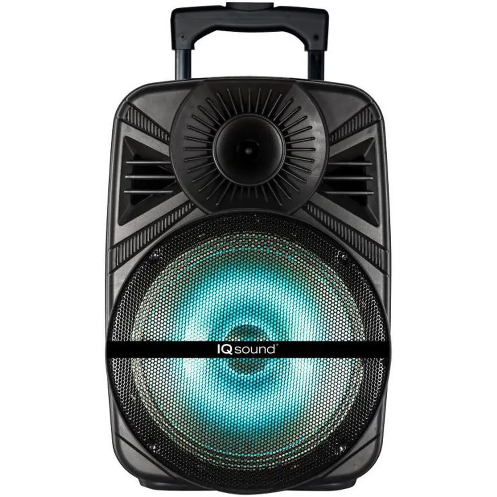 SuperSonic IQ-5012DJBT 12" Portable Bluetooth Speaker with True Wireless Technology