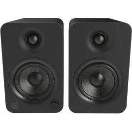 Kanto YU4 Powered Bookshelf Speakers with Built-In Bluetooth - Pair (Matte Black)