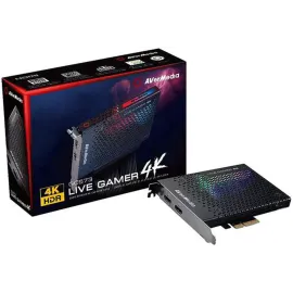 AVerMedia Live Gamer 4K - 4Kp60 HDR Capture Card, Ultra-Low Latency for Broadcasting and Recording PS4 Pro and Xbox One X, PCIe Gen2x4