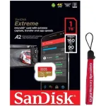 SanDisk 1TB Extreme microSDXC 160MB/s UHS-I U3 A2 microSD 1.0 TB micro SD SDXC Flash Memory Card SDSQXA1-1T00-GN6MN with OEM Lanyard