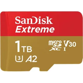 SanDisk 1TB Extreme microSDXC 160MB/s UHS-I U3 A2 microSD 1.0 TB micro SD SDXC Flash Memory Card SDSQXA1-1T00-GN6MN with OEM Lanyard