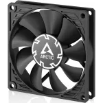 ARCTIC P8 Slim PWM PST - PC Fan 80mm Case Fan optimised for Static Pressure with PST Connection (PWM Sharing Technology) DC Fan Extra Slim - 15 mm 300-3000 RPM - Black