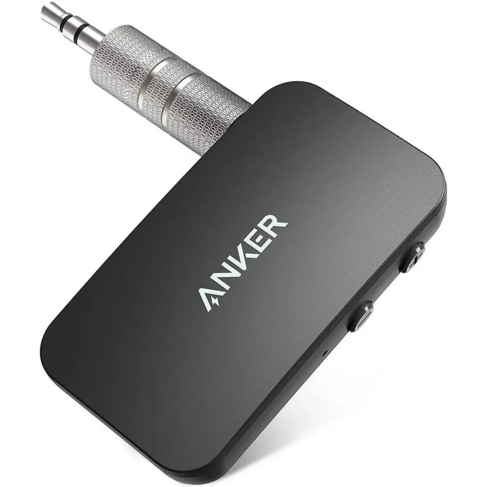 Anker Soundsync A3352 Bluetooth Receiver for Music Streaming with Bluetooth 5.0, 12-Hour Battery Life, Handsfree Calls, Dual Device Connection, for Car, Home Stereo, Headphones, Speakers