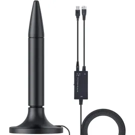 Amplified HD Digital TV Antenna,300 Miles Long Ran..