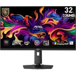 MSI MAG 321UPX QD-OLED 32" 16:9, QD-OLED Gaming Monitor, 240Hz 0.03ms, 3840 x 2160 (UHD), Height Adjustable Arm