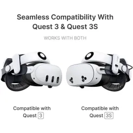 BOBOVR S3 Pro 10000mAh Battery Head Strap for Meta Quest 3S / 3 with Head Air Conditioning Enhance Gaming Experience VR Accessories