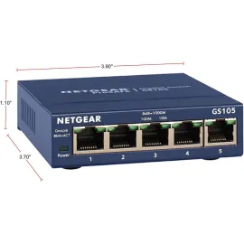 Netgear ProSafe GS105 5-Port Gigabit Ethernet Unmanaged Switch