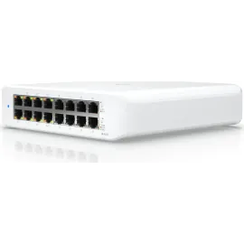 Ubiquiti Lite 16 PoE, 16-Port Layer 2 PoE Switch ((USW-Lite-16-POE (45W))