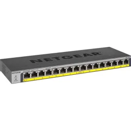 Netgear ProSafe GS116PP 16-Port PoE/PoE+ Gigabit Ethernet Unmanaged Switch with FlexPoE (183W)