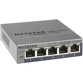 Netgear ProSafe Plus GS105E 5-Port Gigabit Ethernet Switch