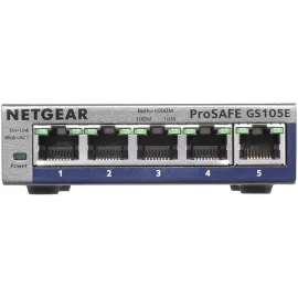 Netgear ProSafe Plus GS105E 5-Port Gigabit Ethernet Switch